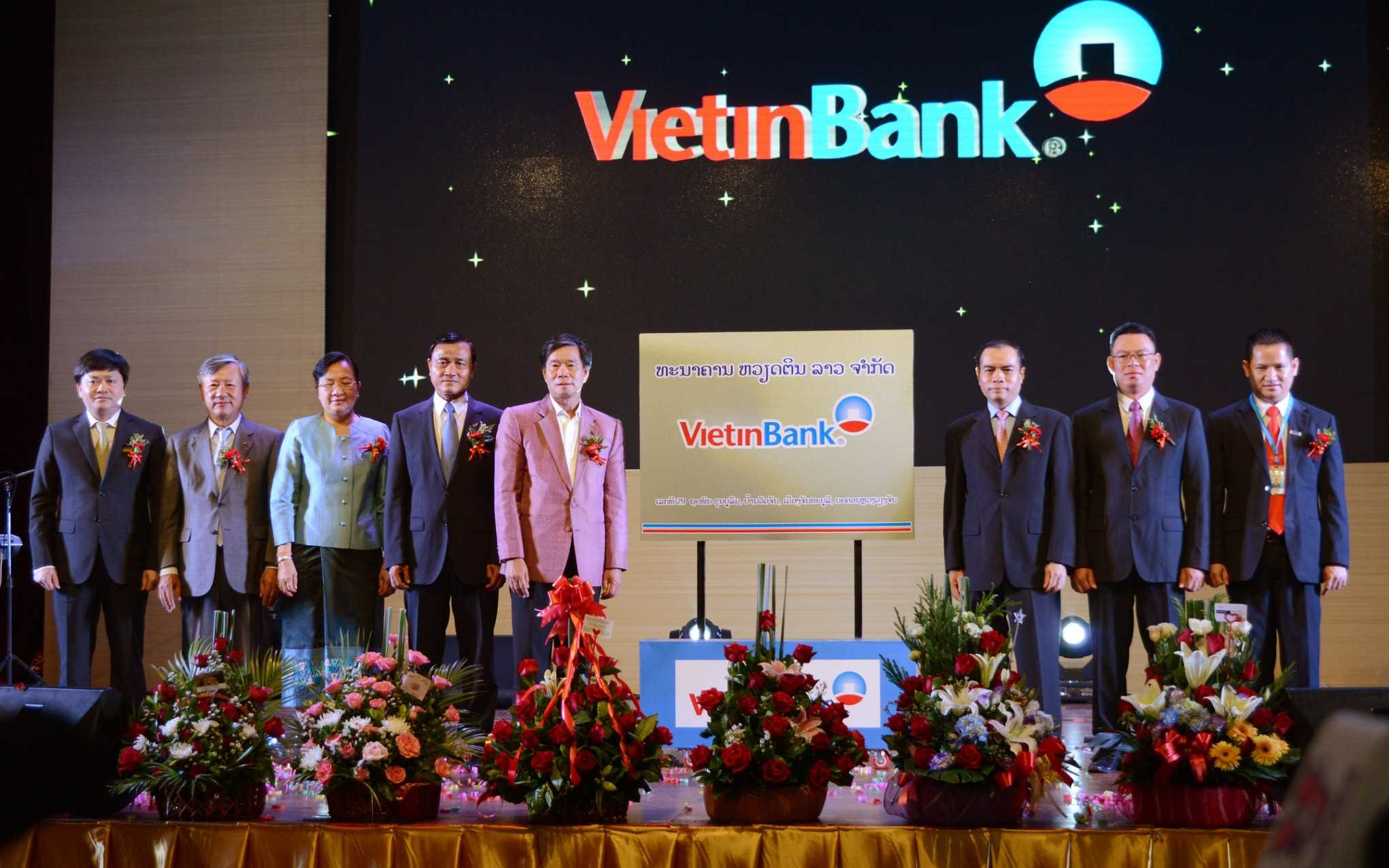 Lễ khai trương ngân hàng TNHH công thương Việt Nam tại Lào