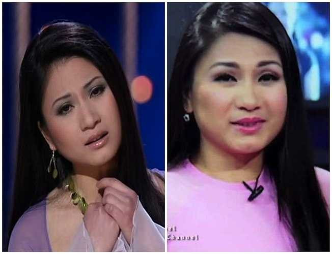 Tâm Đoan – ngôi sao của những bản tình ca sâu lắng những năm thập niên 90 nổi tiếng với gương mặt bầu bĩnh trong sáng. 