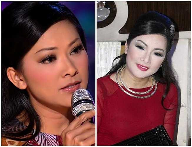 Như Quỳnh vẫn xinh đẹp dù tăng cân đôi chút. 