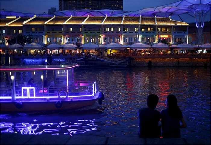 Và khung cảnh bến cảng Clarke Quay hiện nay