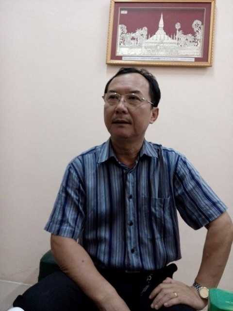 Ông Phạm Xuân Quang, phó giám đốc Liên đoàn Xiếc Việt Nam trao đổi với PV báo Người Đưa Tin. Ảnh: Cù Hiền-Nguyễn Thanh