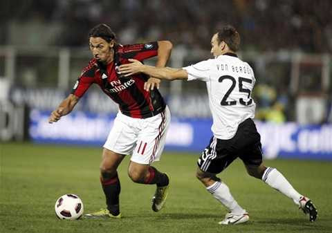 Ibrahimovic sút hỏng 11m trong trận ra mắt AC Milan