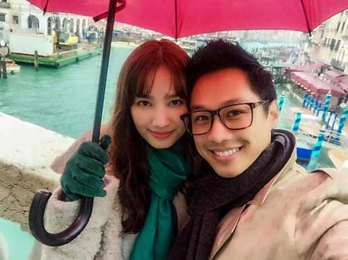 Vợ chồng Trúc Diễm có vẻ ngoài cân xứng với nhau.