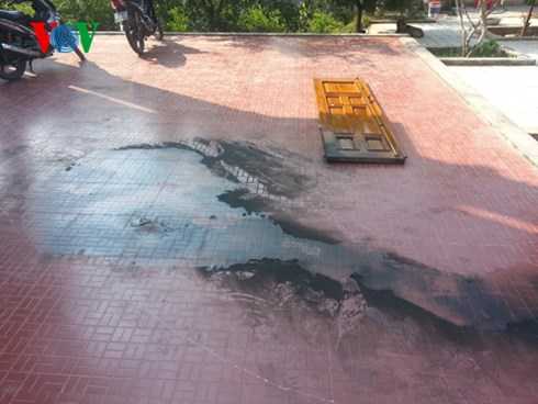 Hiện trường xảy ra vụ việc