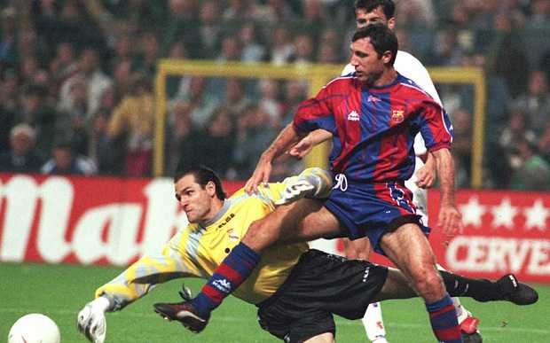 Hristo Stoichkov trong màu áo Barcelona