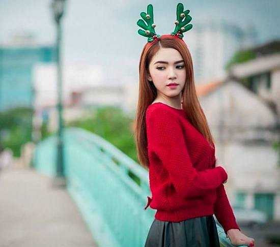 Nữ sinh rất vui và tự hào khi mang dòng máu Việt Nam.