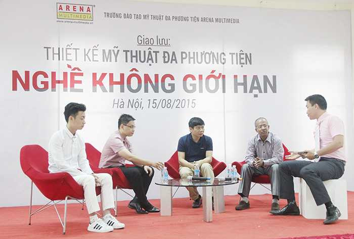 Các diễn giả chia sẻ về những cơ hội trong nghề Thiết kế Mỹ thuật Đa phương tiện