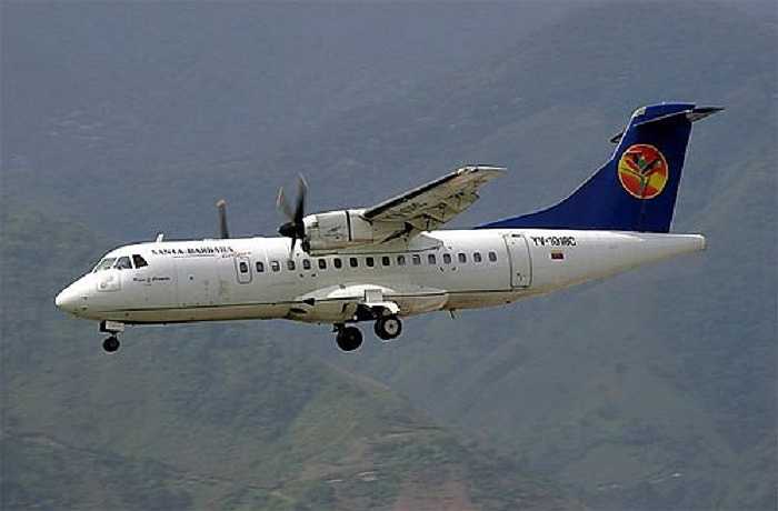 Ngày 21/2/2008, chiếc ATR 42 của hãng Santa Barbara Airlines dự kiến bay từ Mrida tới Caracas, Venezuela đã đâm vào một ngọn núi cách sân bay khoảng 10 km. Tất cả 43 hành khách và thành viên phi hành đoàn thiệt mạng. Nguồn: VOV