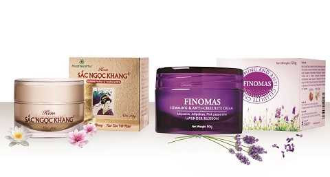 Kem Sắc Ngọc Khang và kem FINOMAS chính hiệu của Công ty Cổ phần Dược phẩm Hoa Thiên Phú Kem Sắc Ngọc Khang và kem FINOMAS chính hiệu của Công ty Cổ phần Dược phẩm Hoa Thiên Phú