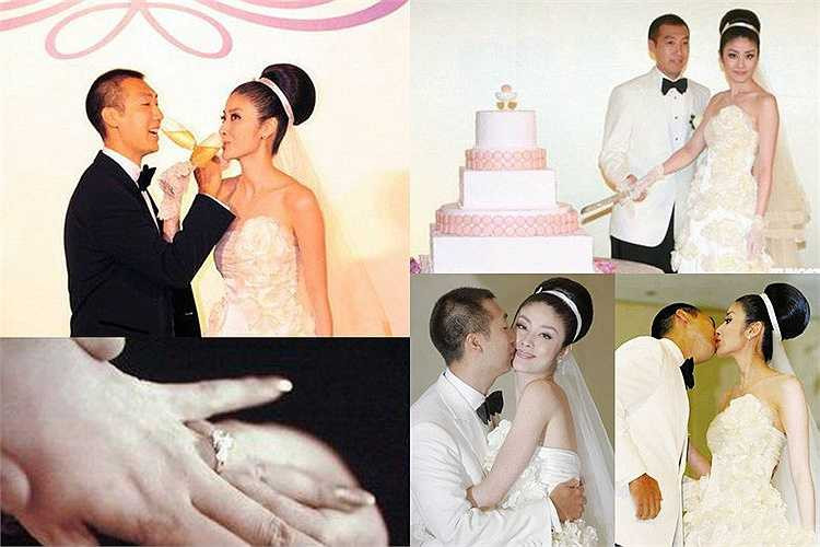 Trần Tuệ Lâm lên xe hoa năm 2008 cùng doanh nhân Hồng Kông Lưu Kiến Hạo, kết thúc cuộc tình 6 năm. Cô được chồng tặng nhẫn cưới kim cương 6 carat có giá lên tới 10 triệu NDT (34 tỉ đồng).