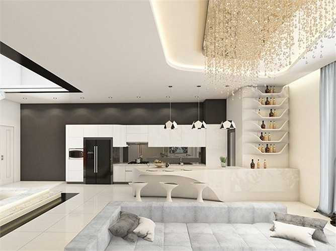 Tổng giá trị căn penthouse này rơi vào khoảng 20 tỷ đồng, tính cả tiền lắp đặt nội thất