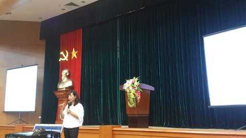 Bà Thạch Lê Anh- chủ nhiệm đề án 