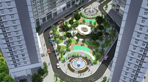 Phối cảnh dự án Xuan Mai Sparks Tower Phối cảnh dự án Xuan Mai Sparks Tower