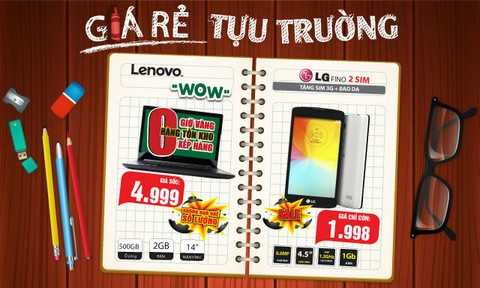 Nhiều ưu đãi hấp dẫn dành riêng cho học sinh, sinh viên tựu trường