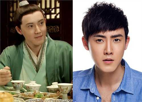 Trương Duệ - Tưởng Ngọc Hạm: Dù chỉ đóng một vai khách mời trong Tân Hồng lâu mộng, song Trương Duệ lại khiến nhiều khán giả thích thú nhờ ngoại hình điển trai, thư sinh. Ngay lập tức, anh lọt vào mắt xanh của nữ văn sĩ Quỳnh Dao và được giao vai Ngũ A Ca trong Tân Hoàn châu cách cách.