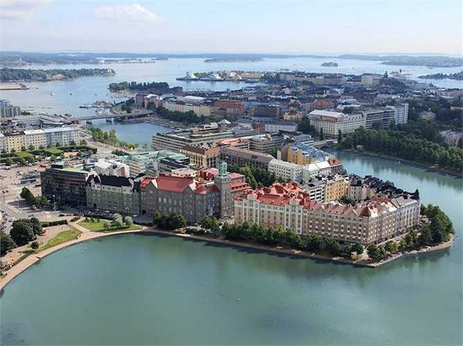 2. Helsinki ở Phần Lan được xếp thứ hai bảng xếp hạng châu Âu và xếp thứ 10 trên bảng xếp hạng toàn cầu.