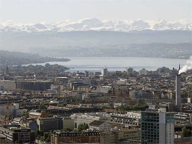 3. Zurich - thành phố của Thụy Sĩ được vinh dự nằm trong top 3 của bảng xếp hạng này.