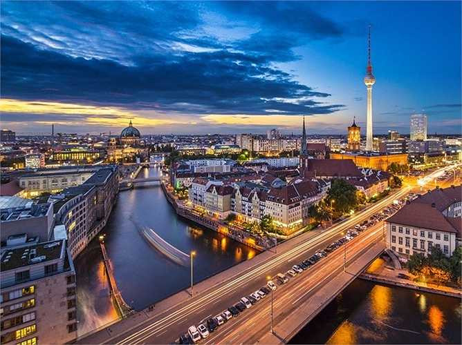 7. Berlin - Thủ đô của nước Đức chỉ được đứng thứ 7 bảng xếp hạng trong châu Âu và xếp thứ 20 trên toàn cầu.