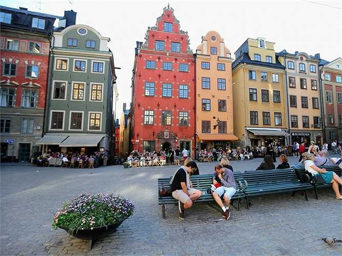 10. Stockholm - Thủ đô của Thụy Điển xếp vị trí thứ 10 bảng xếp hạng.