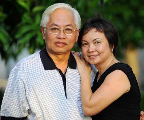 Vợ chồng ông Trần Phương Bình và bà Cao Thị Ngọc Dung