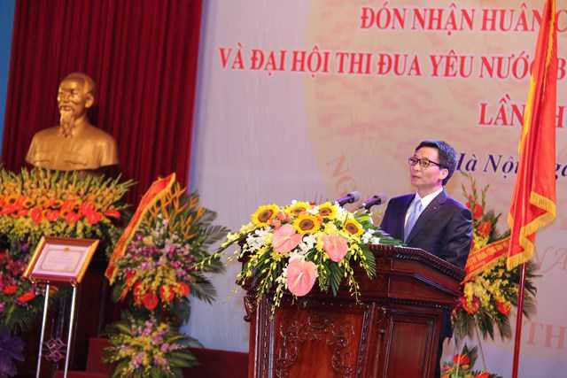 Phó Thủ tướng Vũ Đức Đam cho rằng trải qua 70 năm phát triển, ngành văn hóa đã luôn hoàn thành sứ mệnh của đội quân xung kích trên mặt trận tư tưởng văn hóa