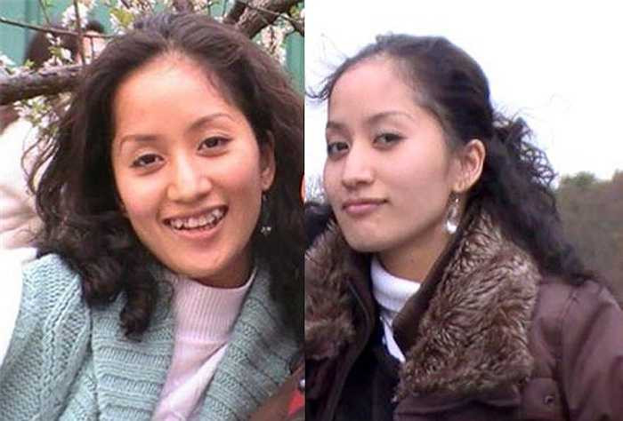 Hàm răng khấp khểnh của Khánh Thi thuở nào. 