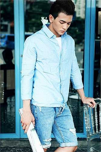 Chiều cao 1m83, số đo 3 vòng chuẩn, Xuân Tiền tỏ ra thích hợp với nhiều phong cách thời trang