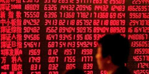 Thị trường chứng khoán Trung Quốc tiếp tục nhuộm trong sắc đỏ