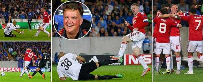 Cả 4 bàn thắng của Man Utd vào lưới Club Brugge đều xuất phát từ những tình huống tấn công trung lộ