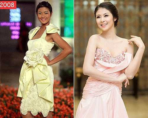 Hoa hậu Ngọc Hân cũng đã lột xác thành công giống như 'đàn chị' Mai Phương Thuý.