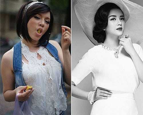 Hot girl Midu trước đây chưa hề có vẻ đẹp sắc sảo như hiện tại. 