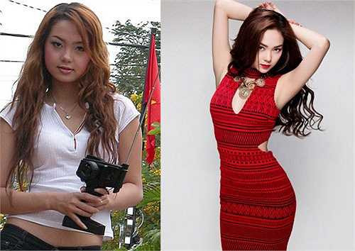 Minh Hằng trước kia có thân hình mập mạp và khuôn mặt hơi to và xương hàm thô. Tuy nhiên, người đẹp đã khắc phục nhược điểm này rất nhanh và hiện đang sở hữu diện mạo xinh xắn.