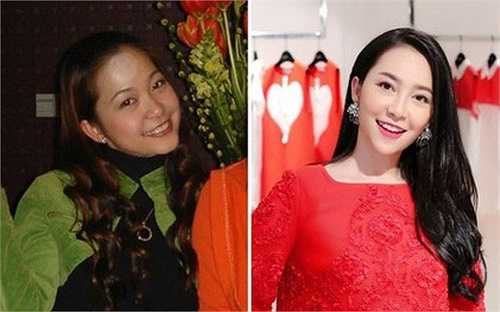Linh Nga xưa và nay không khác nhau nhiều lắm. Duy chỉ có làn da hiện tại của cô trắng mịn hơn nhiều.