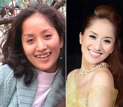 Khánh Thi mới đây cũng không ngần ngại khoe ảnh quá khứ và hiện tại của mình. Cô cho rằng không có gì phải trốn tránh hình ảnh quá khứ của mình cả. 