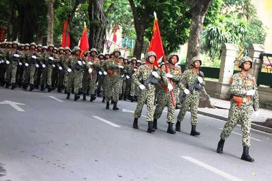 Tổng duyệt Lễ diễu binh, diễu hành dịp Quốc khánh 2/9