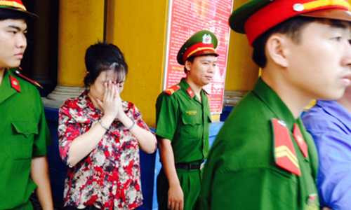 Bị cáo An sau phiên tòa