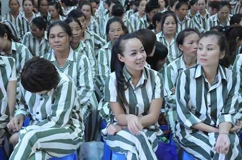 Phạm nhân Lê Hoàng Yến xinh tươi trước giờ đặc xá. Ảnh: Tuấn Nguyễn.