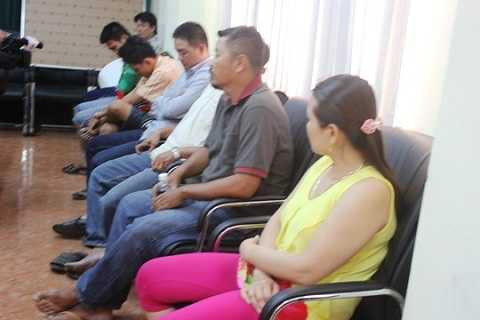 Các đối tượng tại cơ quan điều tra Các đối tượng tại cơ quan điều tra