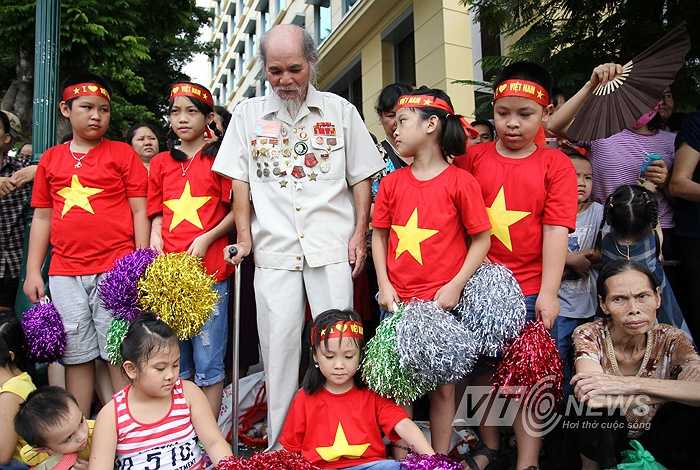 Một hình ảnh đẹp trong ngày Quốc khánh 2-9.