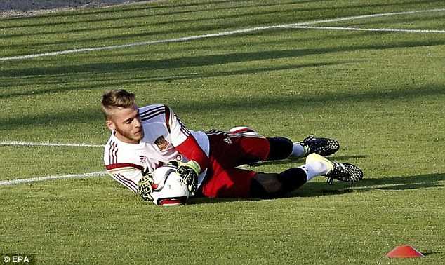David De Gea tập trung 