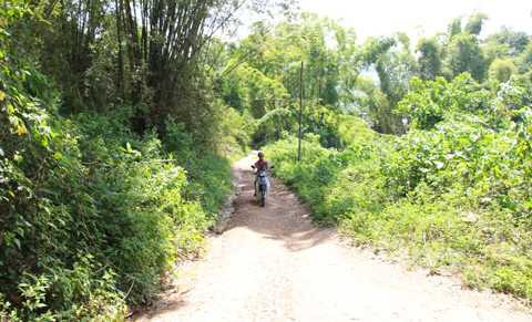 Đường vào nghĩa địa Noong Bua