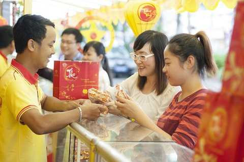 Một cửa hàng bánh trung thu Kinh Đô tại quận 10 TpHCM