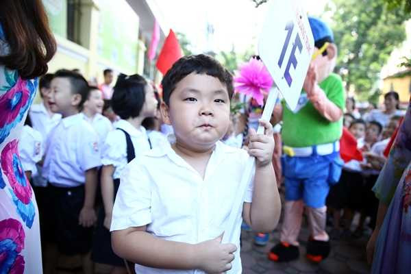 Năm nay, cu Bi chính thức bước vào lớp 1 tại trường tiểu học Quang Trung (Hà Nội)