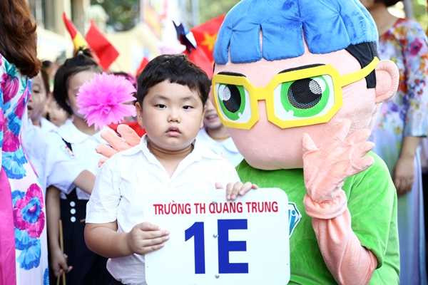 Cu Bi tự tin tin bước vào lớp 1