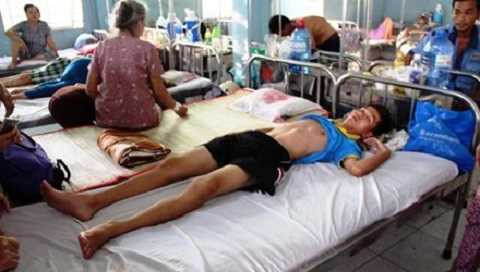 Phát đang điều trị tại bệnh viện. Ảnh: M.T. Phát đang điều trị tại bệnh viện. Ảnh: M.T.