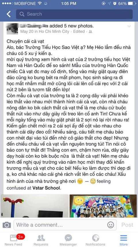 Mẹ chê đồng phục xấu, bé lớp 3 bị đuổi học