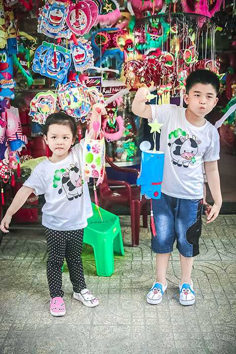 Cặp đôi đã có một cậu con trai kháu khỉnh và bé gái xinh xắn. 