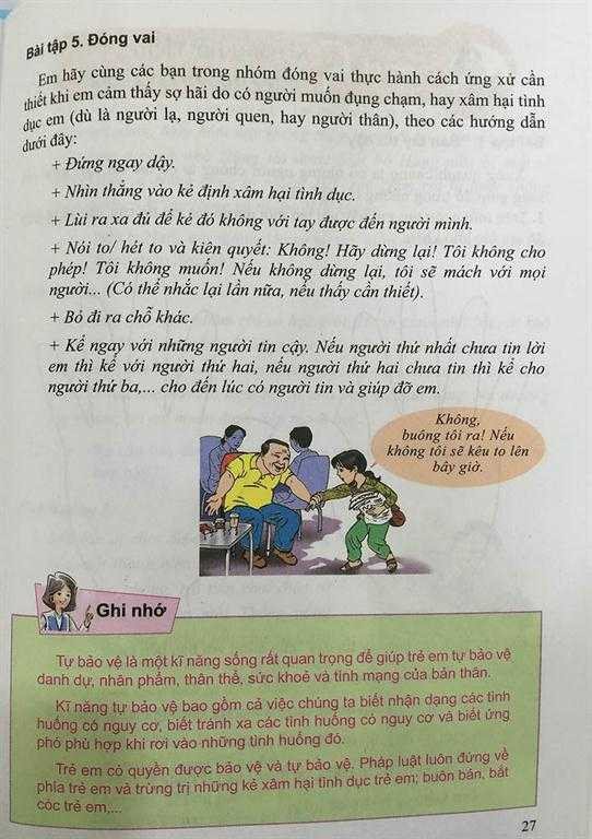 Tình huống ‘sờ vùng kín’ trong sách kỹ năng, nhà xuất bản lên tiếng