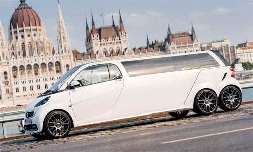 Smart MADEFORSIX - chiếc limousine 6 bánh