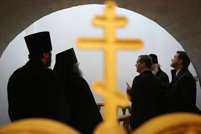 Ông Dmitry Medvedev thăm Tu viện Voskresensky Novo-Jerusalem